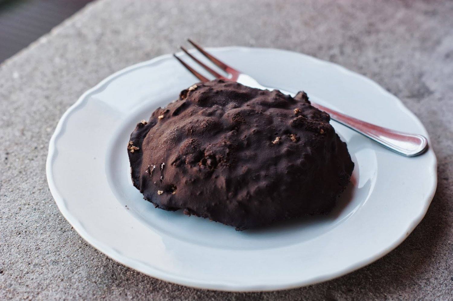 Tortino al cioccolato con cuore di gelato