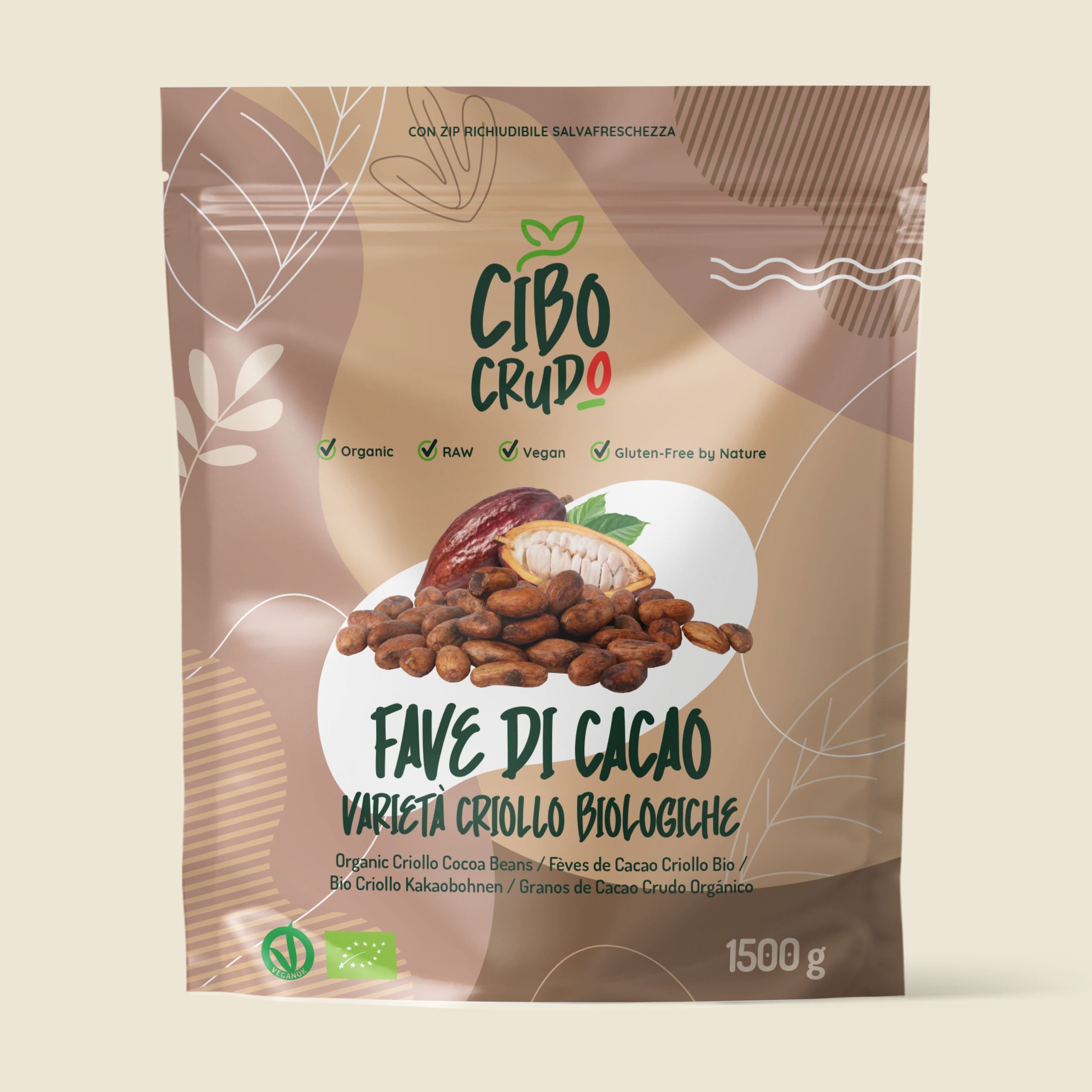 Semi Di Cacao Criollo (Fave) Bio 1