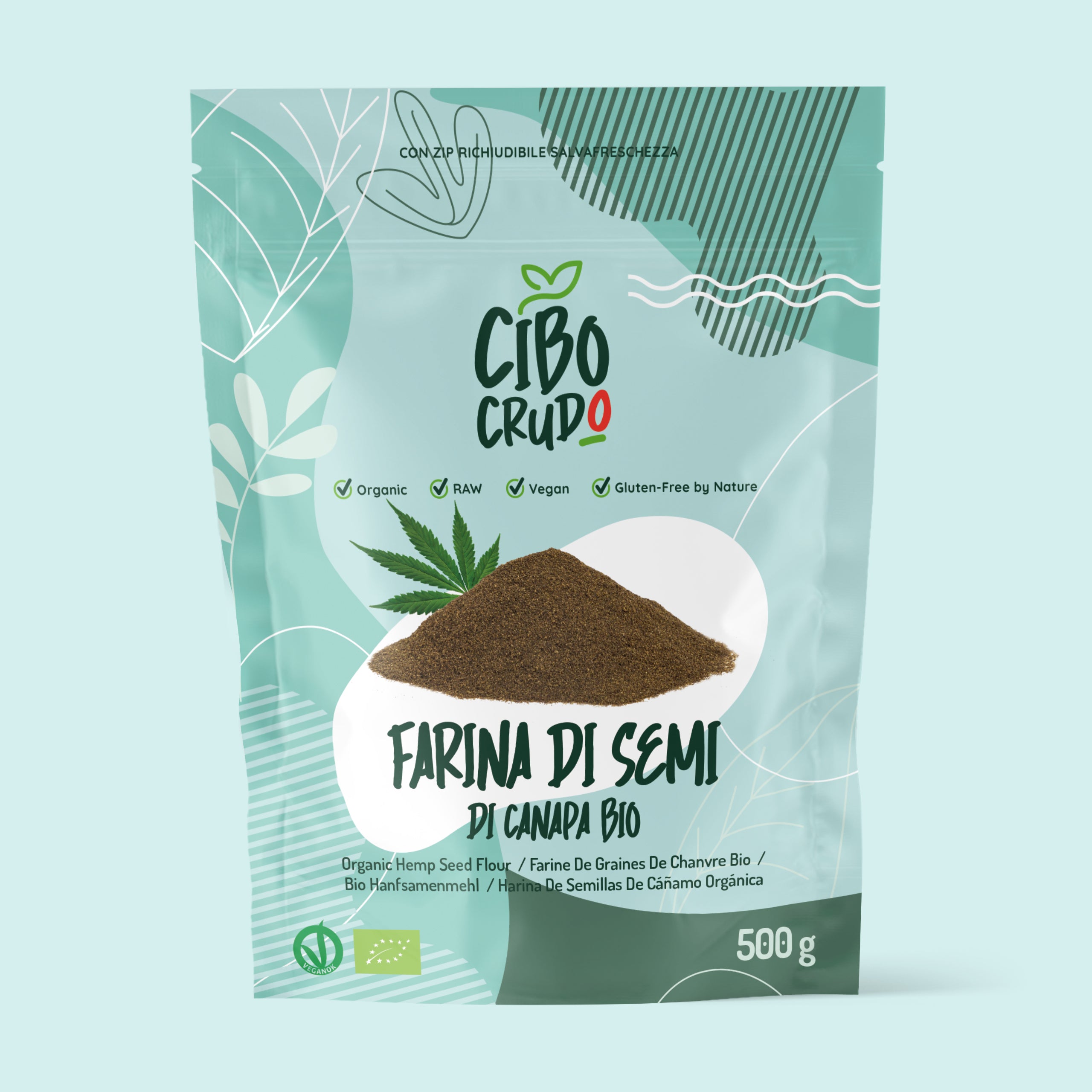 Farina di Canapa Cruda Bio